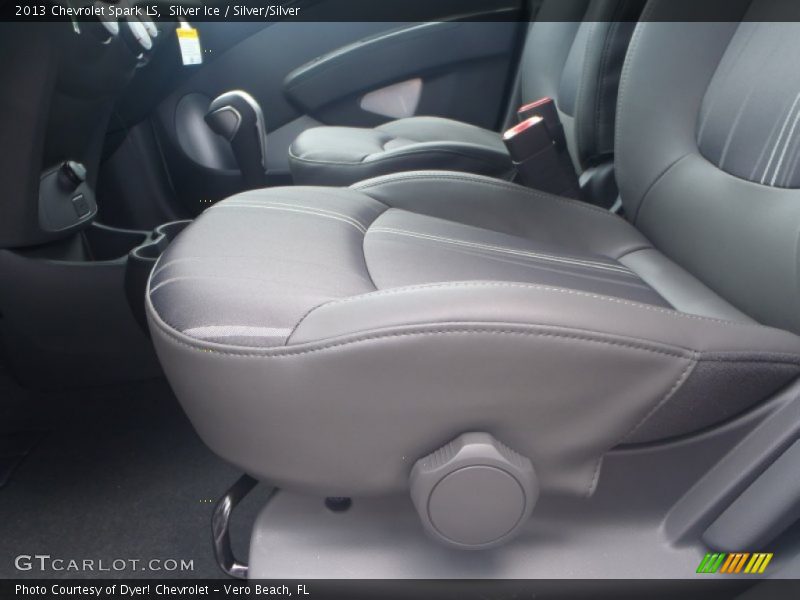 Silver Ice / Silver/Silver 2013 Chevrolet Spark LS