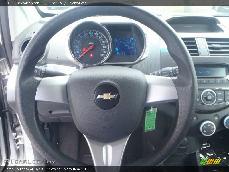 Silver Ice / Silver/Silver 2013 Chevrolet Spark LS