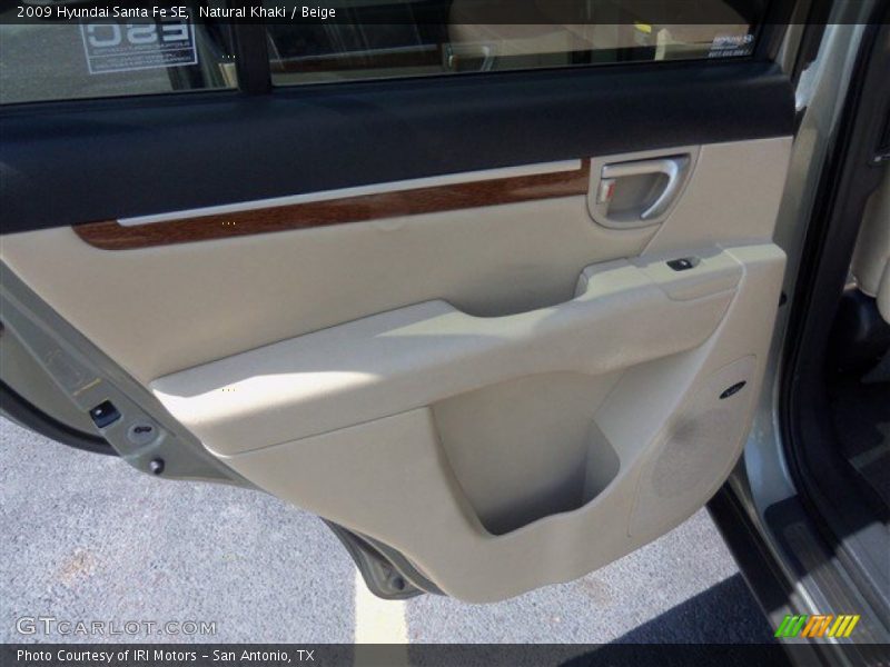 Natural Khaki / Beige 2009 Hyundai Santa Fe SE