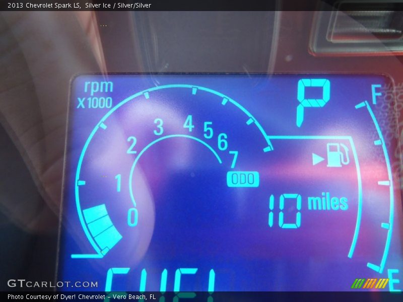 Silver Ice / Silver/Silver 2013 Chevrolet Spark LS