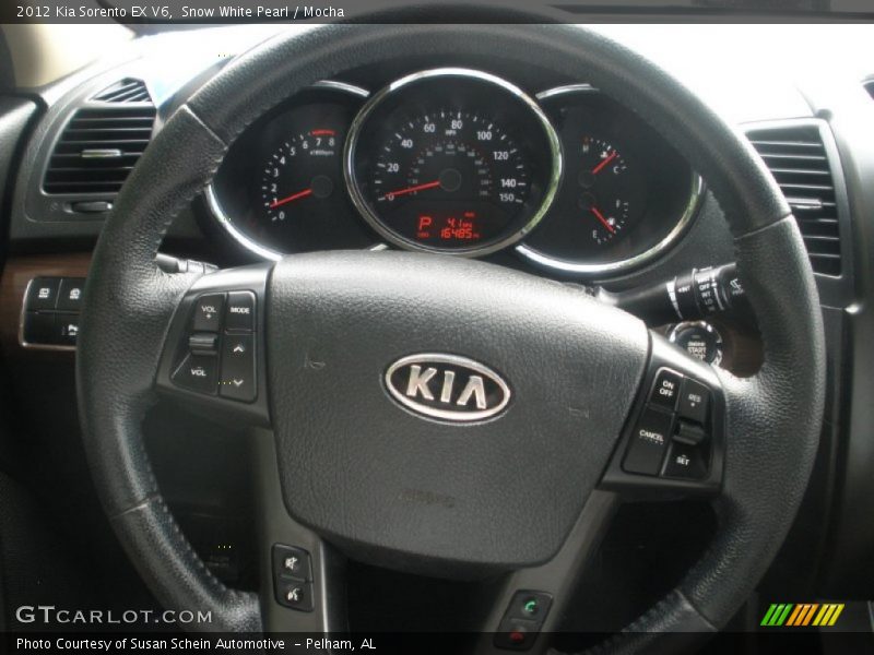 Snow White Pearl / Mocha 2012 Kia Sorento EX V6