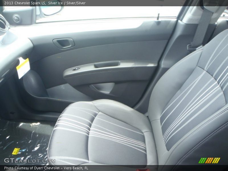 Silver Ice / Silver/Silver 2013 Chevrolet Spark LS