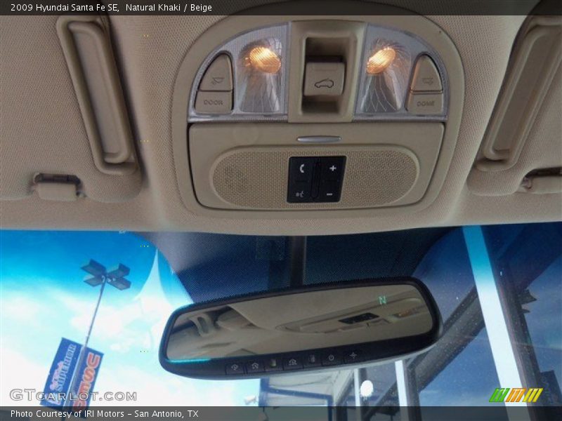 Natural Khaki / Beige 2009 Hyundai Santa Fe SE