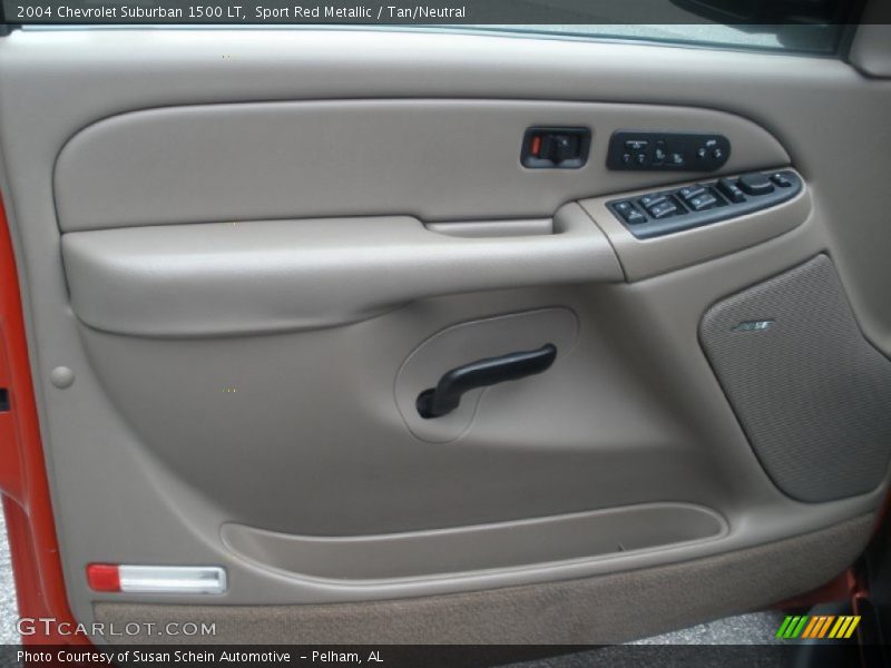 Sport Red Metallic / Tan/Neutral 2004 Chevrolet Suburban 1500 LT