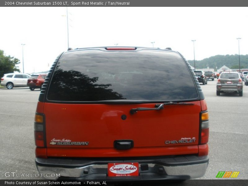 Sport Red Metallic / Tan/Neutral 2004 Chevrolet Suburban 1500 LT
