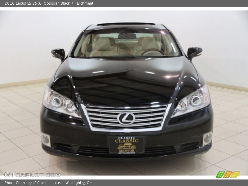 Obsidian Black / Parchment 2010 Lexus ES 350