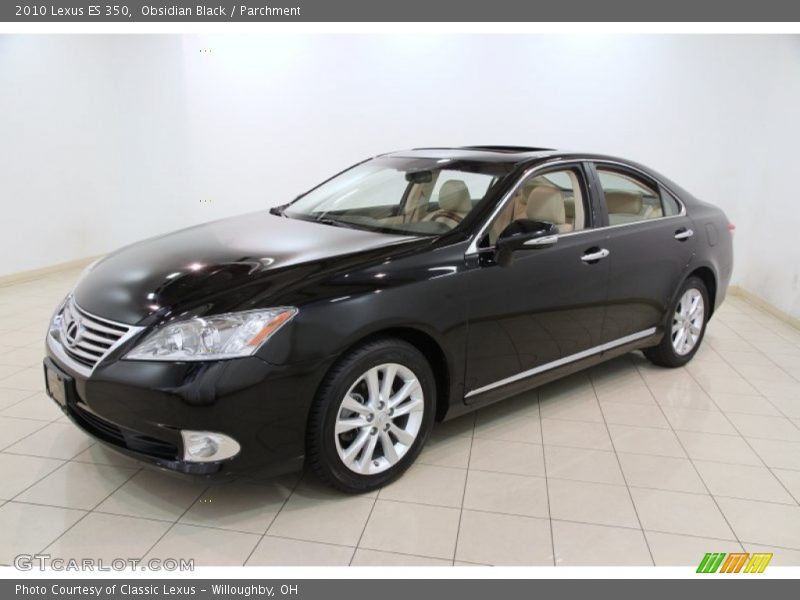 Obsidian Black / Parchment 2010 Lexus ES 350
