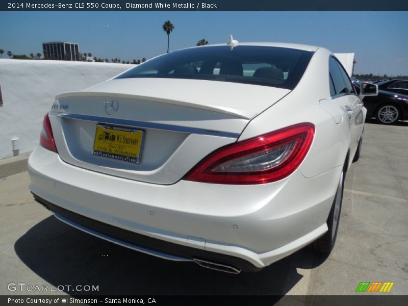 Diamond White Metallic / Black 2014 Mercedes-Benz CLS 550 Coupe