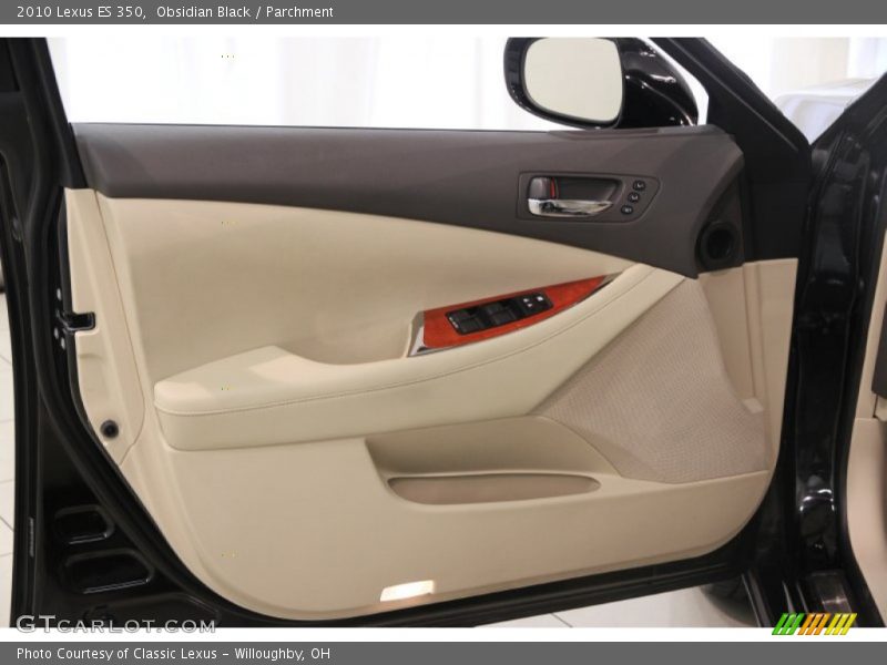 Obsidian Black / Parchment 2010 Lexus ES 350