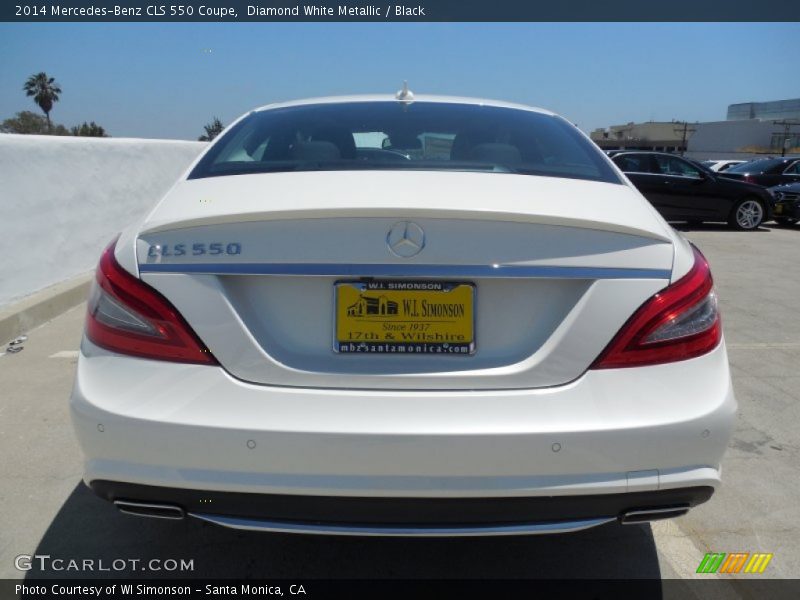 Diamond White Metallic / Black 2014 Mercedes-Benz CLS 550 Coupe