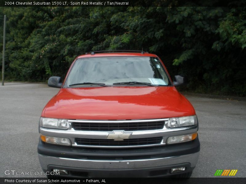 Sport Red Metallic / Tan/Neutral 2004 Chevrolet Suburban 1500 LT