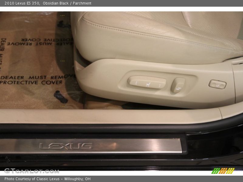 Obsidian Black / Parchment 2010 Lexus ES 350