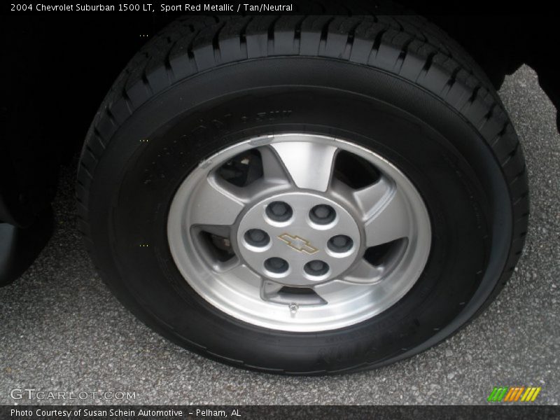 Sport Red Metallic / Tan/Neutral 2004 Chevrolet Suburban 1500 LT