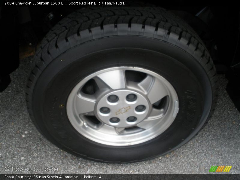 Sport Red Metallic / Tan/Neutral 2004 Chevrolet Suburban 1500 LT