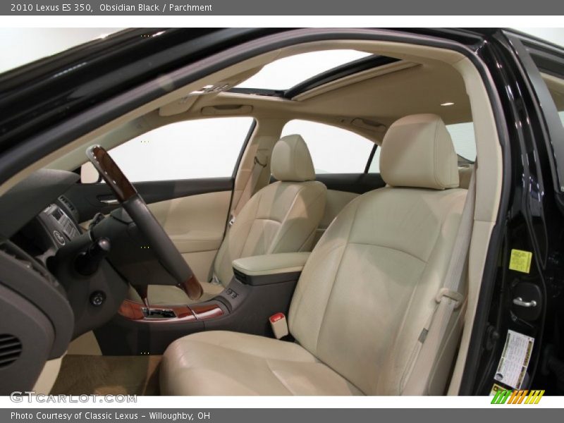 Obsidian Black / Parchment 2010 Lexus ES 350