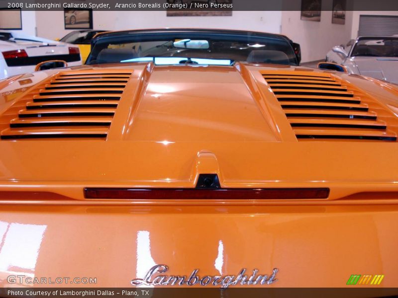 Arancio Borealis (Orange) / Nero Perseus 2008 Lamborghini Gallardo Spyder