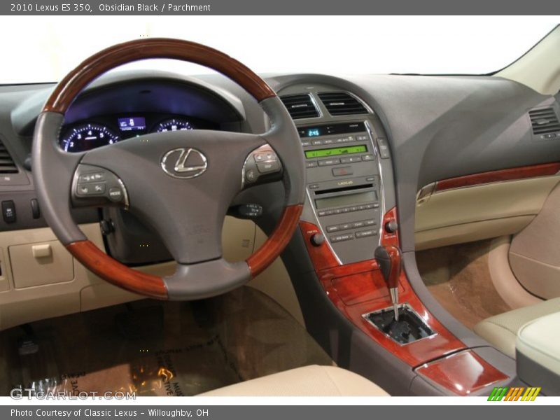 Obsidian Black / Parchment 2010 Lexus ES 350