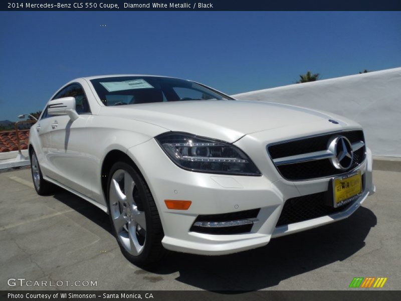 Diamond White Metallic / Black 2014 Mercedes-Benz CLS 550 Coupe