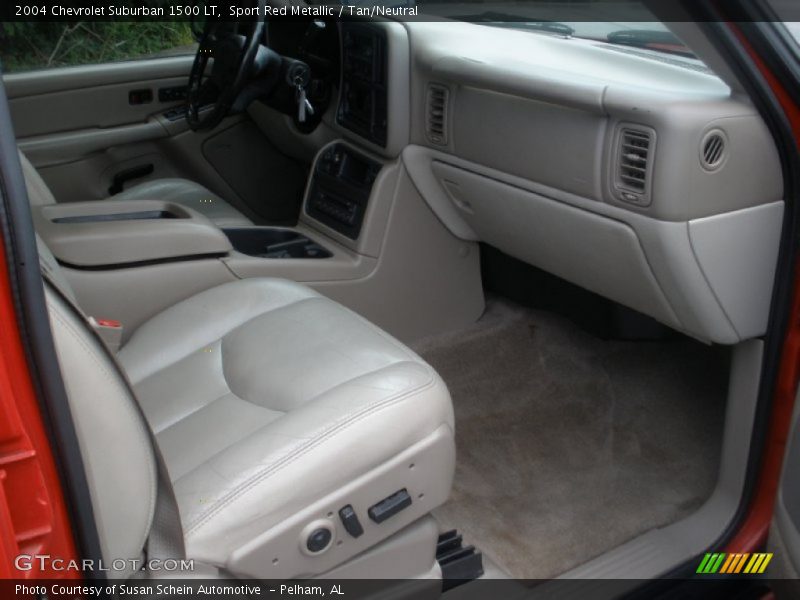 Sport Red Metallic / Tan/Neutral 2004 Chevrolet Suburban 1500 LT