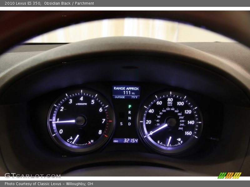 Obsidian Black / Parchment 2010 Lexus ES 350