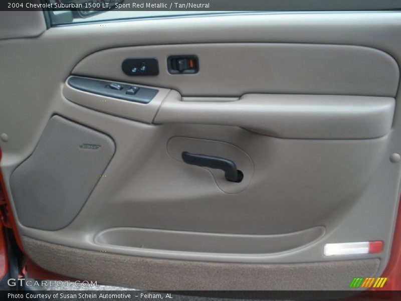 Sport Red Metallic / Tan/Neutral 2004 Chevrolet Suburban 1500 LT