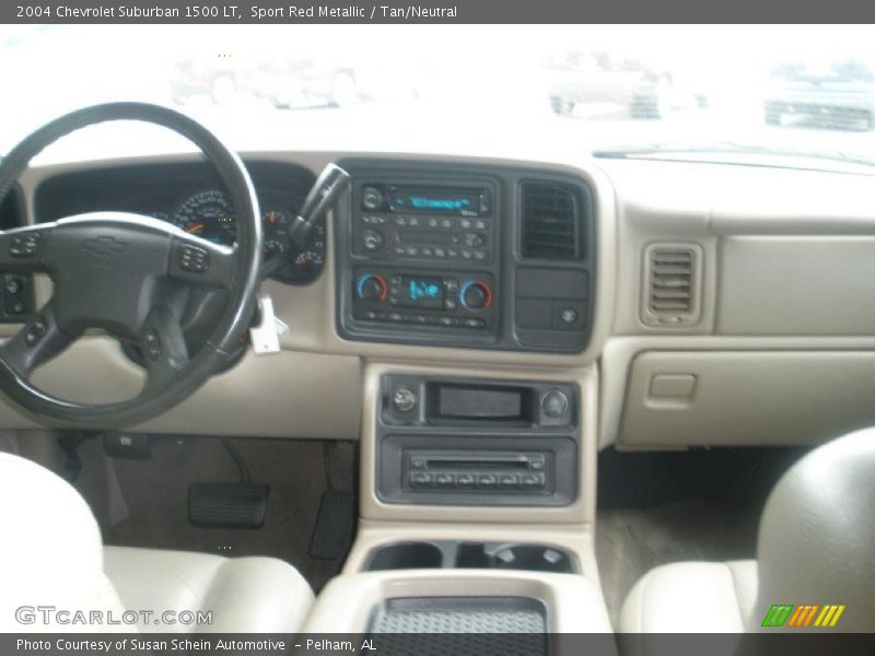 Sport Red Metallic / Tan/Neutral 2004 Chevrolet Suburban 1500 LT