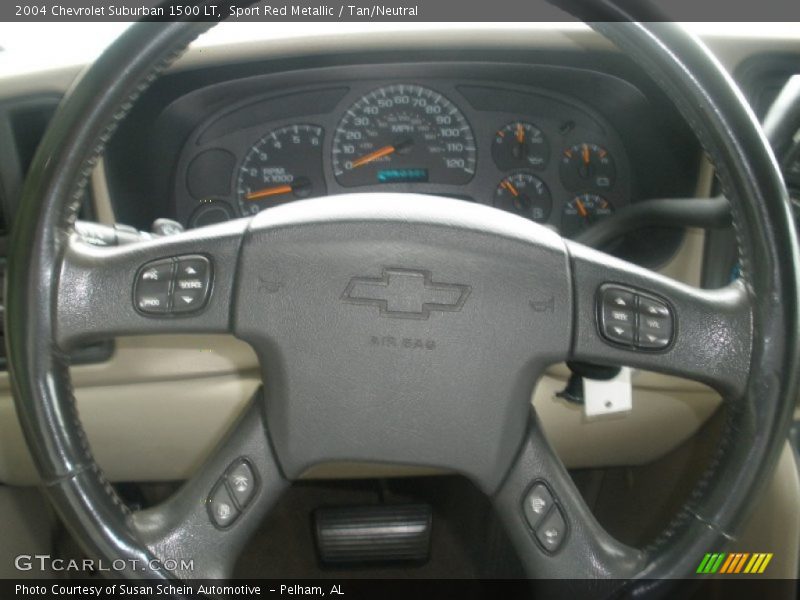 Sport Red Metallic / Tan/Neutral 2004 Chevrolet Suburban 1500 LT