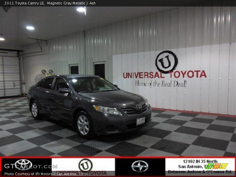 Magnetic Gray Metallic / Ash 2011 Toyota Camry LE