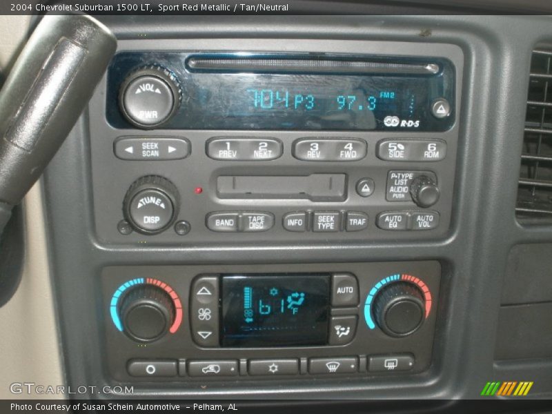 Sport Red Metallic / Tan/Neutral 2004 Chevrolet Suburban 1500 LT