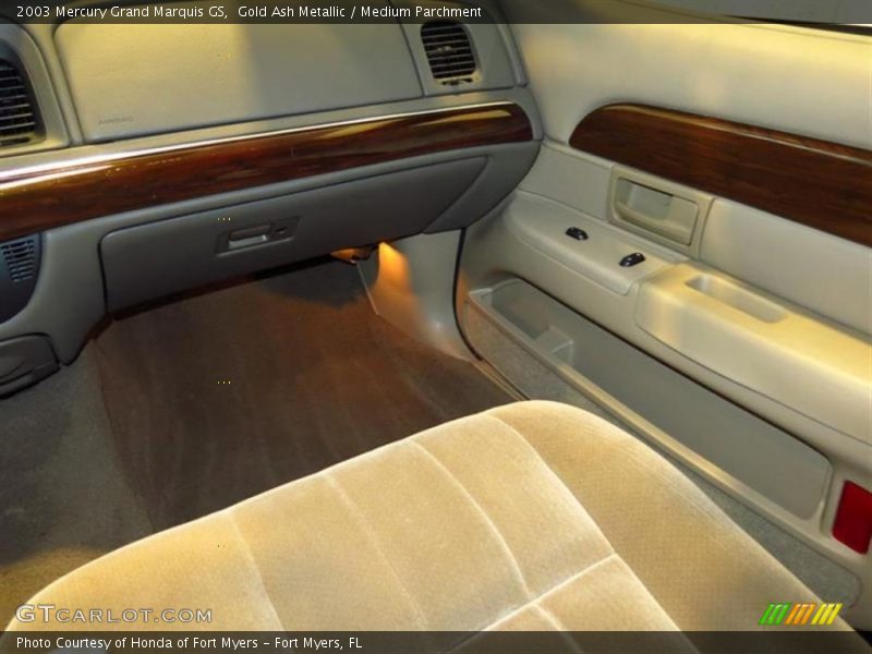 Gold Ash Metallic / Medium Parchment 2003 Mercury Grand Marquis GS