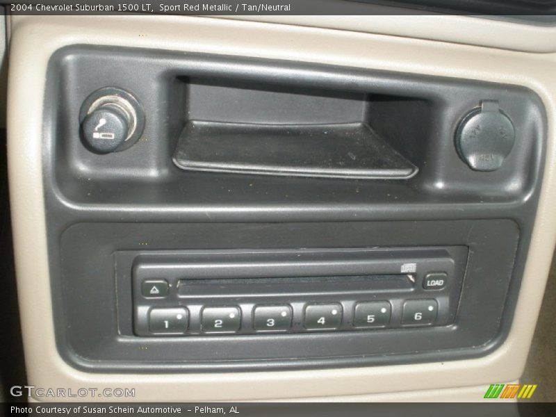 Sport Red Metallic / Tan/Neutral 2004 Chevrolet Suburban 1500 LT