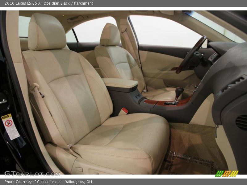 Obsidian Black / Parchment 2010 Lexus ES 350