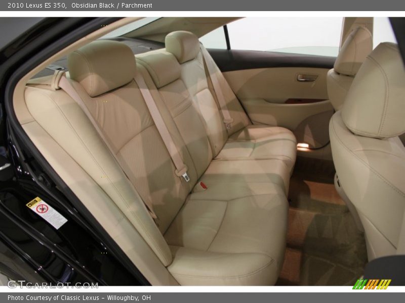 Obsidian Black / Parchment 2010 Lexus ES 350