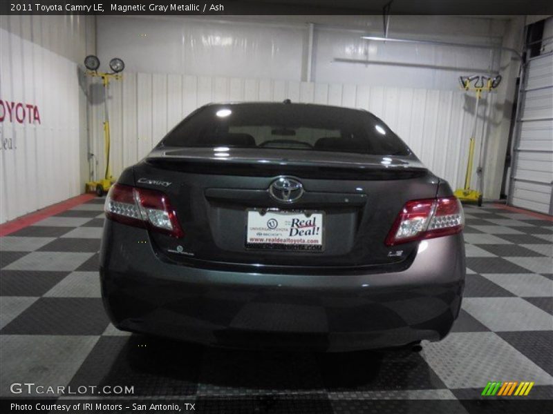 Magnetic Gray Metallic / Ash 2011 Toyota Camry LE