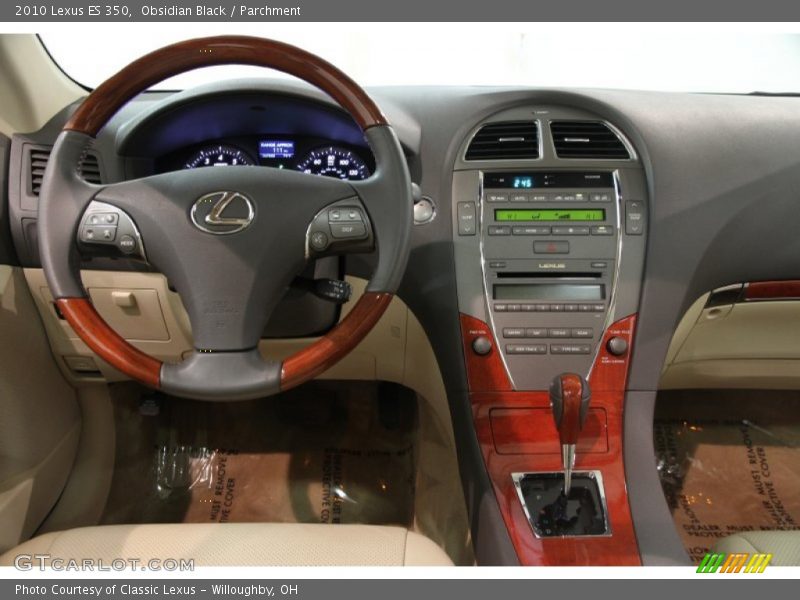 Obsidian Black / Parchment 2010 Lexus ES 350