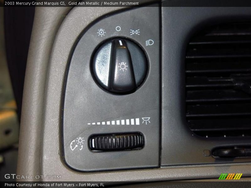 Controls of 2003 Grand Marquis GS