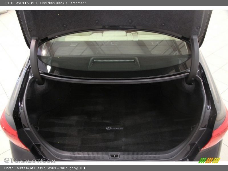Obsidian Black / Parchment 2010 Lexus ES 350