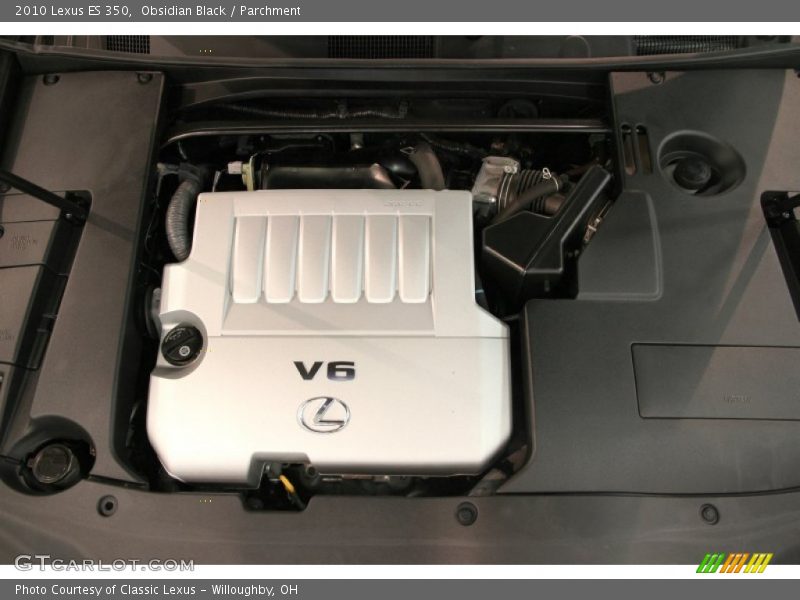 Obsidian Black / Parchment 2010 Lexus ES 350