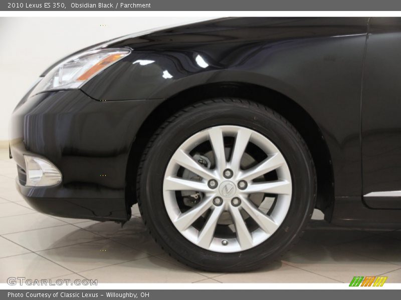 Obsidian Black / Parchment 2010 Lexus ES 350