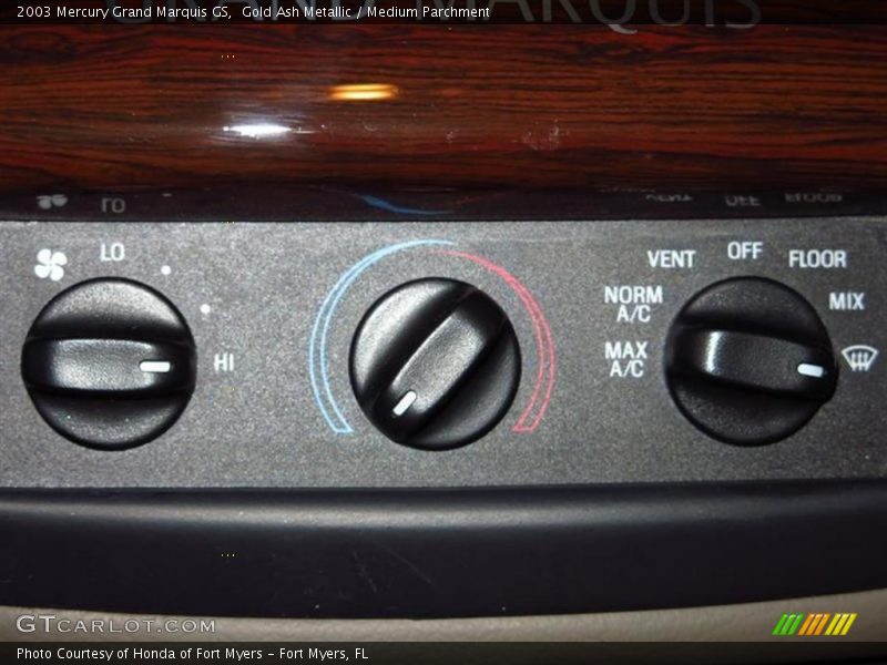 Controls of 2003 Grand Marquis GS