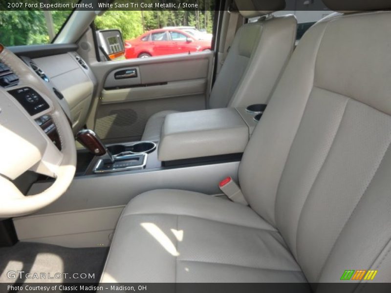 White Sand Tri Coat Metallic / Stone 2007 Ford Expedition Limited