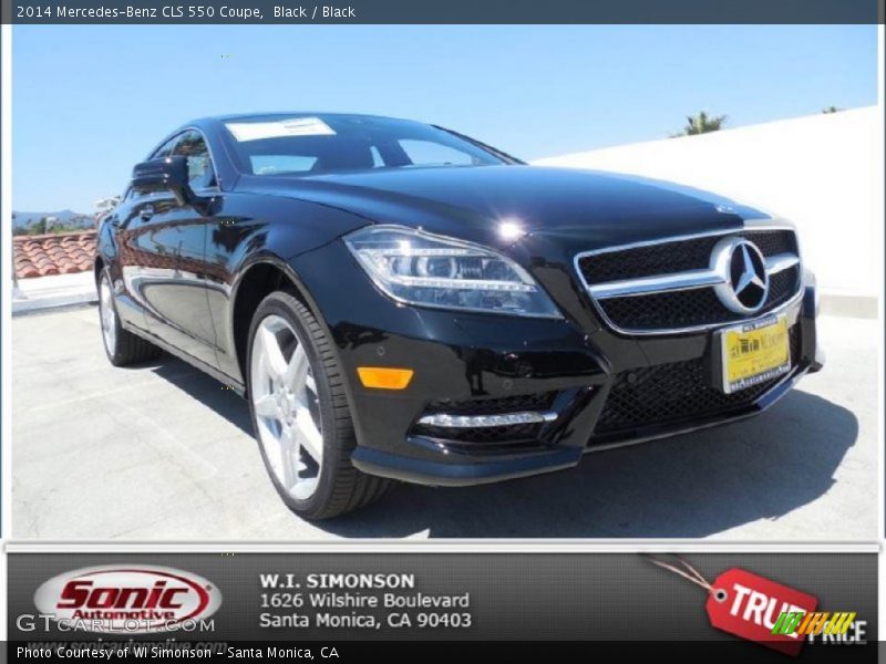 Black / Black 2014 Mercedes-Benz CLS 550 Coupe