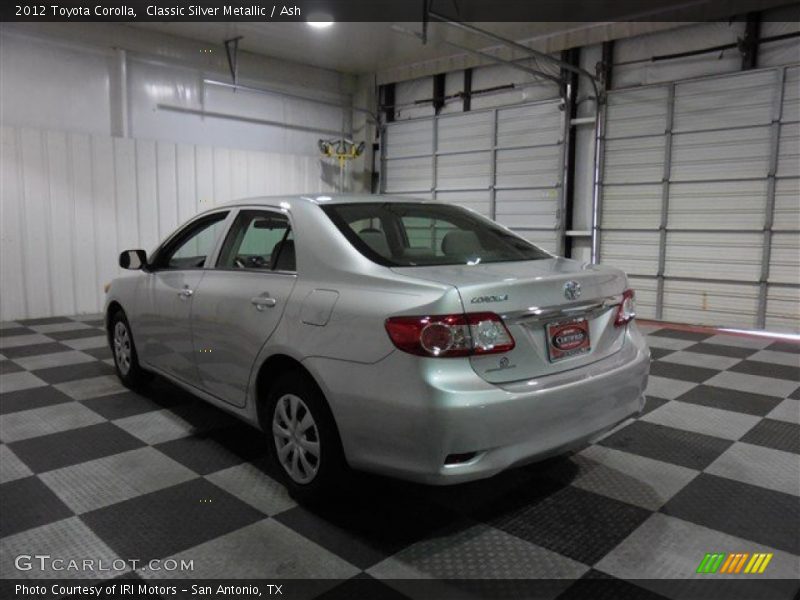 Classic Silver Metallic / Ash 2012 Toyota Corolla