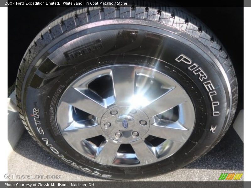 White Sand Tri Coat Metallic / Stone 2007 Ford Expedition Limited
