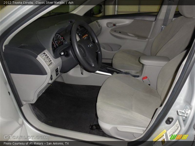 Classic Silver Metallic / Ash 2012 Toyota Corolla