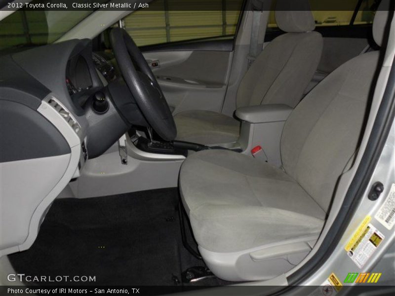 Classic Silver Metallic / Ash 2012 Toyota Corolla