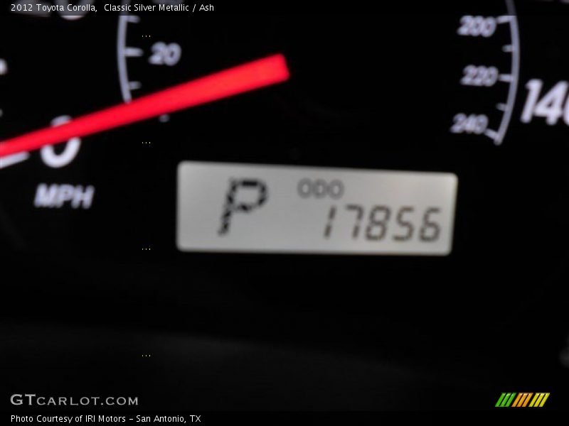 Classic Silver Metallic / Ash 2012 Toyota Corolla