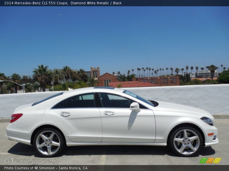 Diamond White Metallic / Black 2014 Mercedes-Benz CLS 550 Coupe