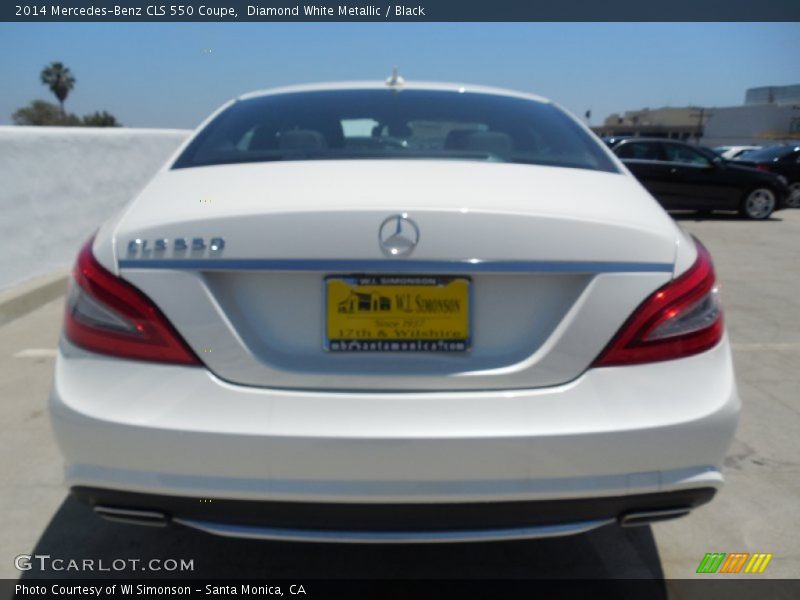 Diamond White Metallic / Black 2014 Mercedes-Benz CLS 550 Coupe