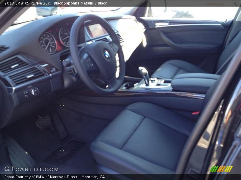 Black Sapphire Metallic / Black 2013 BMW X5 xDrive 35d